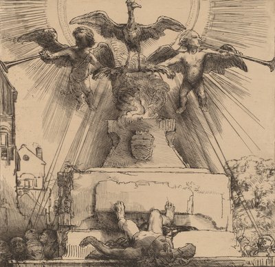 The Phoenix or the Statue Overthrown, 1658 by Rembrandt van Rijn