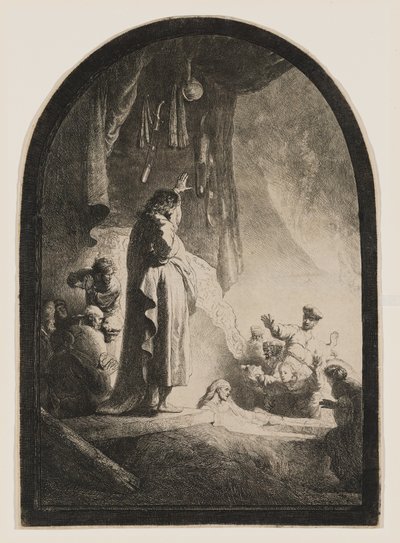 The Raising of Lazarus by Rembrandt van Rijn