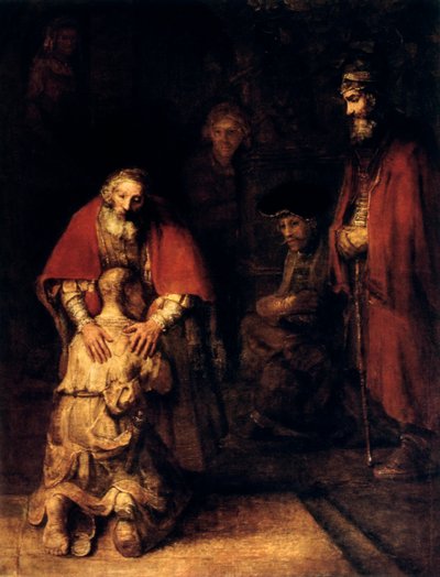 The Return of the Prodigal Son, c1668 by Rembrandt van Rijn