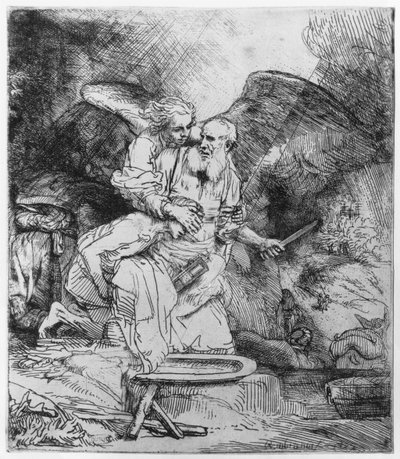 The Sacrifice of Abraham by Rembrandt van Rijn