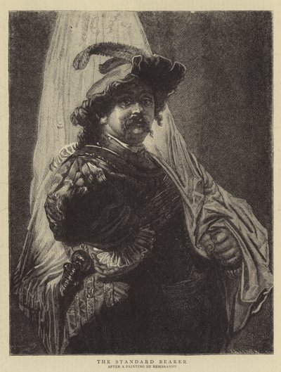 The Standard Bearer by Rembrandt van Rijn