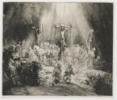 The Three Crosses by Rembrandt van Rijn