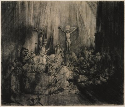 The Three Crosses by Rembrandt van Rijn