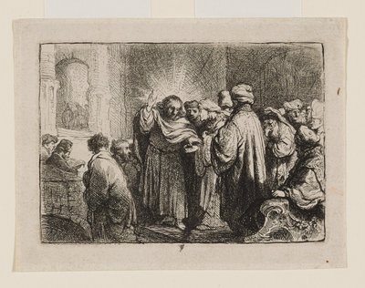 The Tribute Money by Rembrandt van Rijn