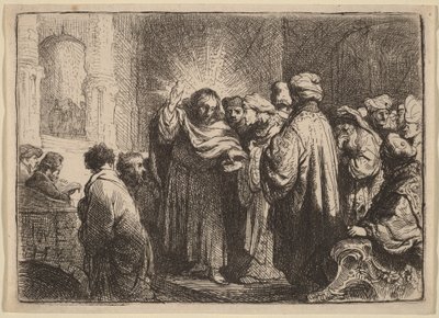 The Tribute Money by Rembrandt van Rijn