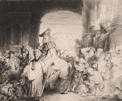 The Triumph of Mordecai by Rembrandt van Rijn
