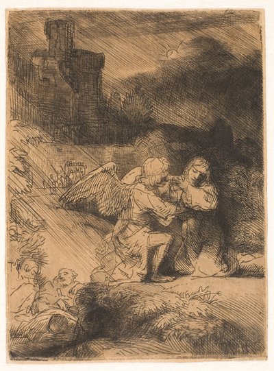 The Agony in the Garden by Rembrandt van Rijn