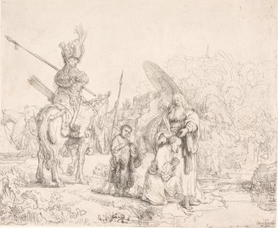 The Baptism of the Eunuch by Rembrandt van Rijn