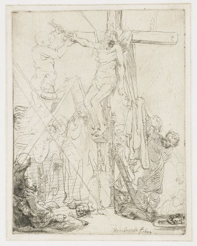 The Descent from the Cross: A Sketch by Rembrandt van Rijn