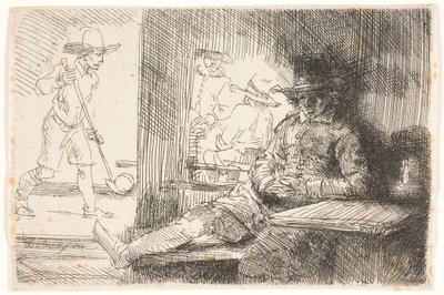 The Golf Player by Rembrandt van Rijn