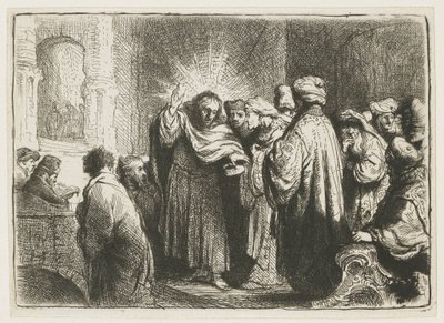 The Tribute Money by Rembrandt van Rijn