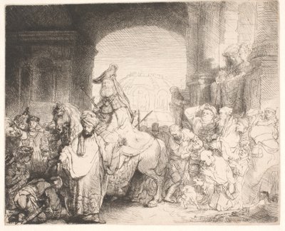 The Triumph of Mordecai by Rembrandt van Rijn