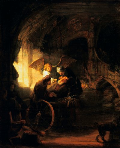 Tobias Returns Sight to His Father by Rembrandt van Rijn