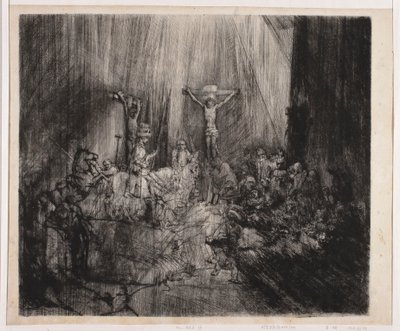 Three Crosses by Rembrandt van Rijn