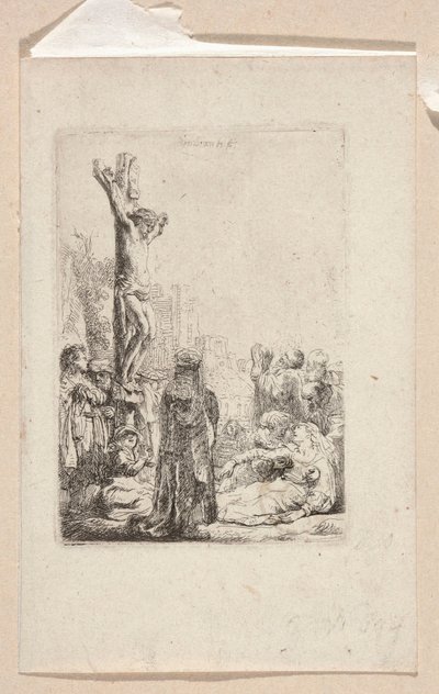 Crucifixion (Small Plate) by Rembrandt van Rijn