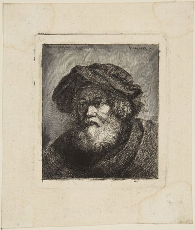 Old Man in Cap by Rembrandt van Rijn