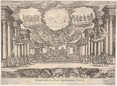 Sixth Interlude: Temple of Peace (from the series Intermedio Sesto: Tempio della Pace) by Remigio Cantagallina