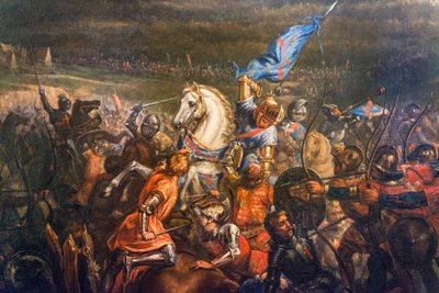 Battle of Formigny (detail) by Remy Eugene Julien