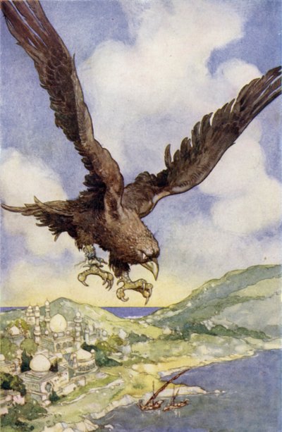 A Giant Bird Called a Roc by René Bull