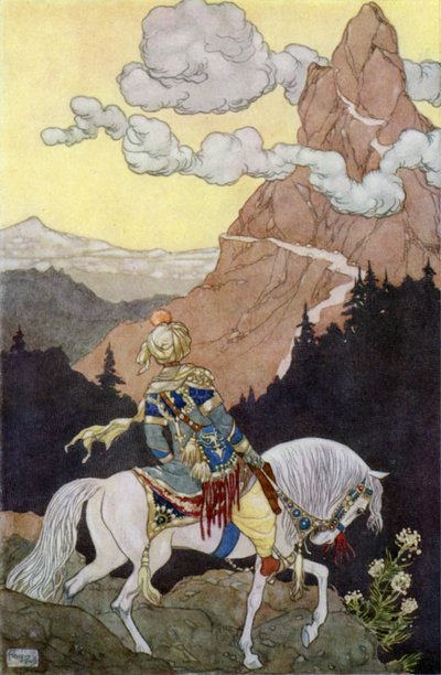 The Mountain of Terror and Danger by René Bull