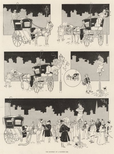 The Mystery of a Hansom Cab by René Bull