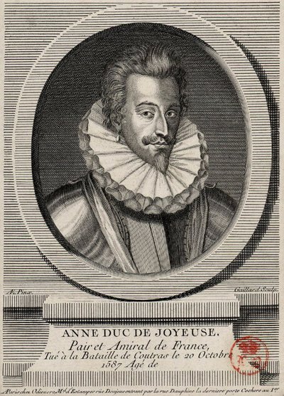 Anne de Joyeuse Engraving by Rene Gaillard
