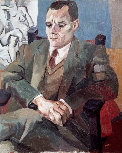 Portrait of Alberto Moravia by Renato Guttuso