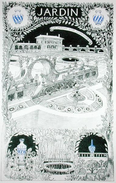 Design for a garden, The garden of a Ceramicist, from 