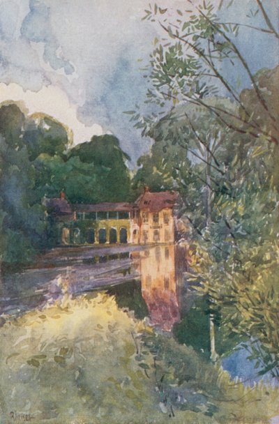 Hamlet of the Petit Trianon, Versailles by Rene Binet
