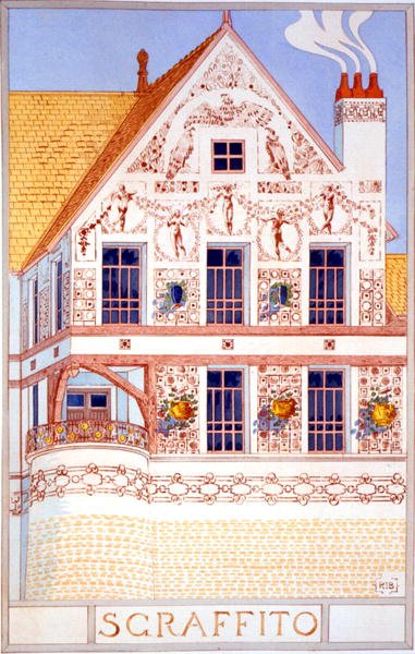 Sgraffito, illustration from 