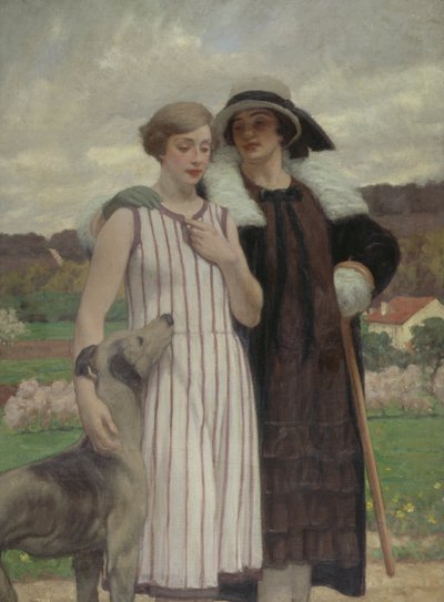 The Two Friends by René François Xavier Prinet