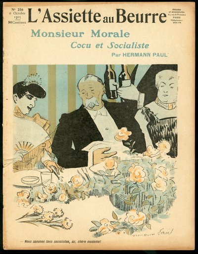 Cover of The Butter Plate, number 236, Satirical in Colours by Rene George Hermann Paul