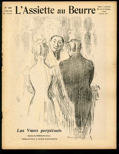 Cover of The Butter Plate, number 268, Satirical in Colours by Rene George Hermann Paul