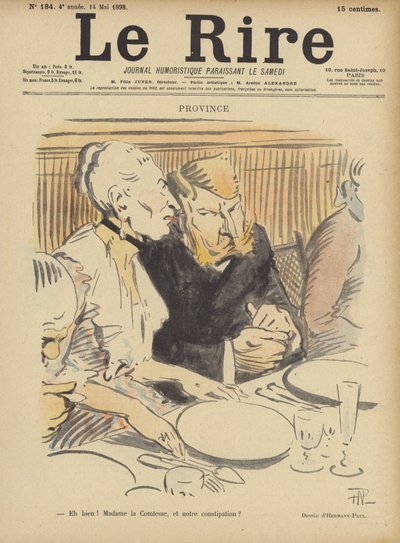 Illustration for Le Rire by Rene George Hermann Paul
