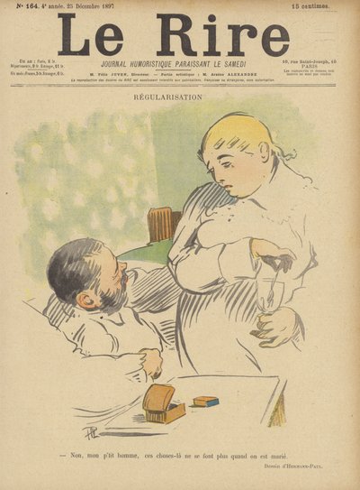 Illustration for Le Rire by Rene George Hermann Paul