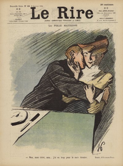 Illustration for Le Rire by Rene George Hermann Paul