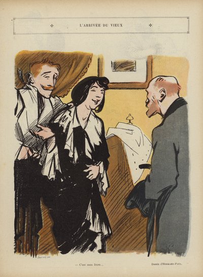 Illustration for Le Rire by Rene George Hermann Paul