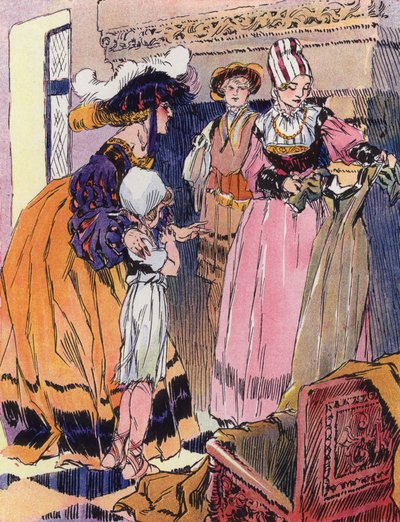 A Little Girl in the Time of the Renaissance by Rene Vincent