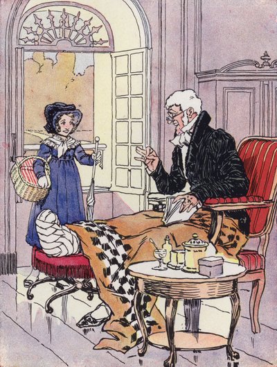 A Little Girl Under the Restoration by Rene Vincent
