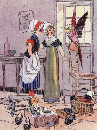 A Little Girl during the Revolution by Rene Vincent