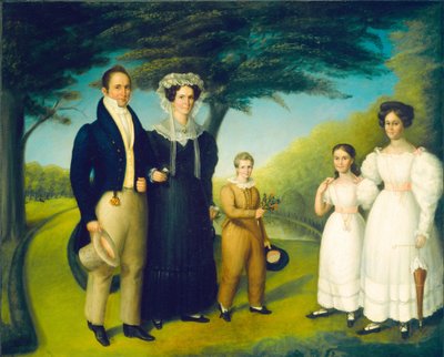 Dr. John Safford and Family, c.1830 by Reuben Rowley
