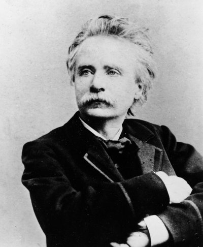 Portrait of Edvard Hagerup Grieg, c.1870 by Reutlinger Studio