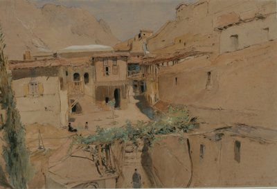 Interior of a Convent, Mount Sinai, 1841 by Rev. Edward Thomas Daniell