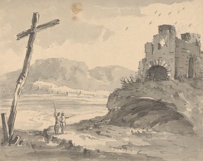 Landscape with Large Cruciform by Rev. William Gilpin