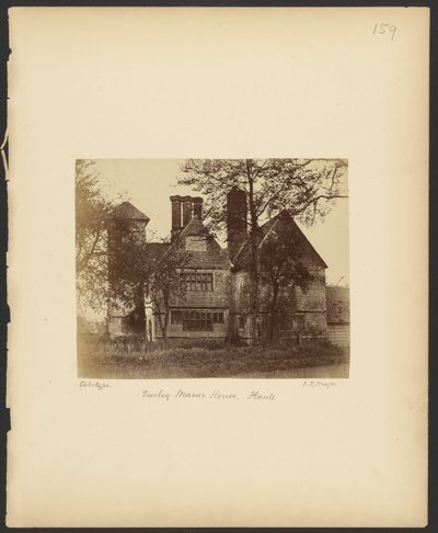 Durley Manor House, Hampshire by Reverend John Richardson Major
