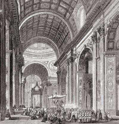 A Procession Inside Saint Peter