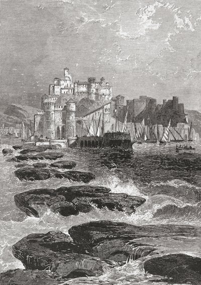 Pozzuoli, Naples, Southern Italy in the late 19th century. From Italian Pictures by Rev. Samuel Manning, published c.1890. by Reverend Samuel Manning