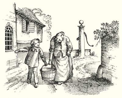 Hans Christian Andersen: Little Tuk by Rex (after) Whistler