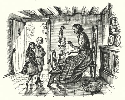 Hans Christian Andersen: The Flax by Rex (after) Whistler