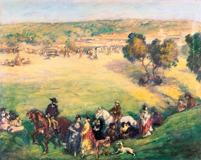 The Meadow by Ricard Canals i Llambi (1876-1931) by Ricardo Canals y Llambi